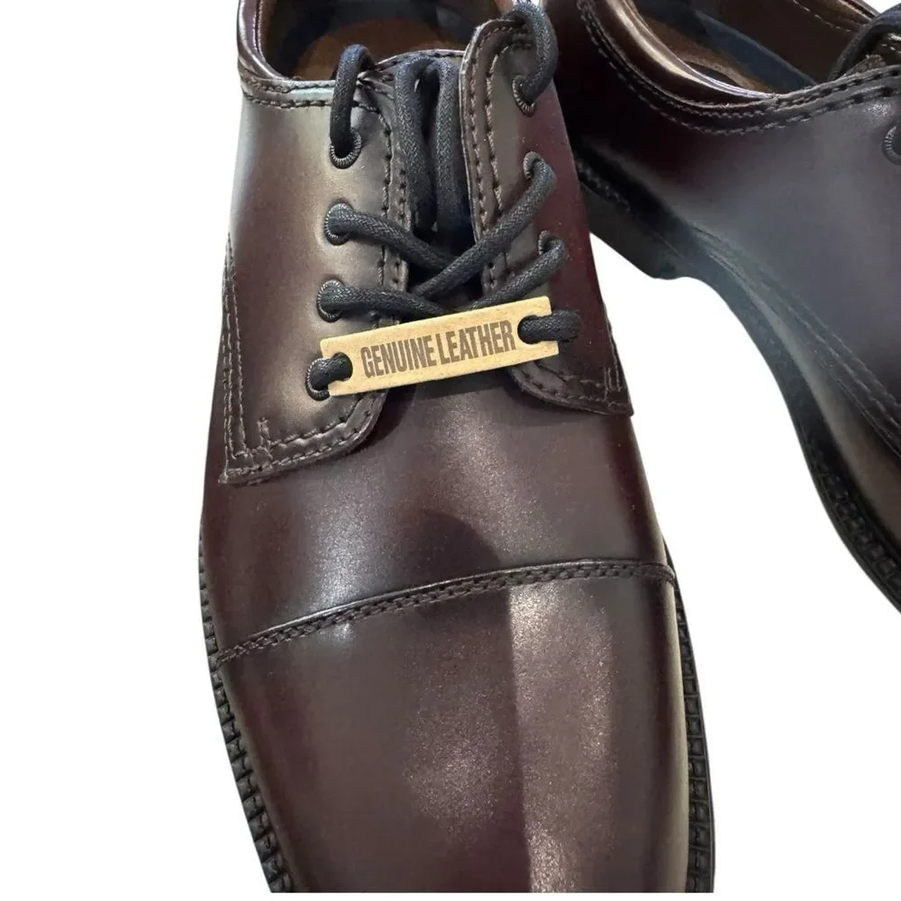 New Dockers Gordon Cordovan Men's Leather Oxford Shoes 8.5